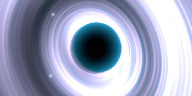 Soyut arka plan sanatı. Siyah arka planda neon halkalar. Uzay temalı sanatsal dijital arkaplan.