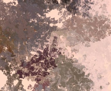 Soyut arka plan sanatı. 2D çizim. Etkileyici yağlı boya resim. Tuvalde fırça darbeleri. Modern sanat. Çok renkli arkaplan. Çağdaş sanat. İfade. Sanatsal dijital palet.