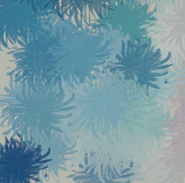 Soyut arka plan sanatı. 2D çizim. Etkileyici yağlı boya resim. Tuvalde fırça darbeleri. Modern sanat. Çok renkli arkaplan. Çağdaş sanat. İfade. Sanatsal dijital palet.