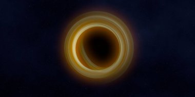 Soyut arka plan sanatı. Siyah arka planda neon halkalar. Uzay temalı sanatsal dijital arkaplan.