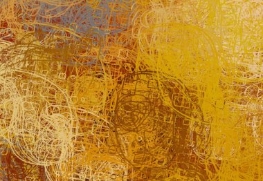 Soyut arka plan sanatı. 2D çizim. Etkileyici yağlı boya resim. Tuvalde fırça darbeleri. Modern sanat. Çok renkli arkaplan. Çağdaş sanat. İfade. Sanatsal dijital palet.