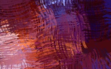 Soyut arka plan sanatı. 2D çizim. Etkileyici yağlı boya resim. Tuvalde fırça darbeleri. Modern sanat. Çok renkli arkaplan. Çağdaş sanat. İfade. Sanatsal dijital palet.