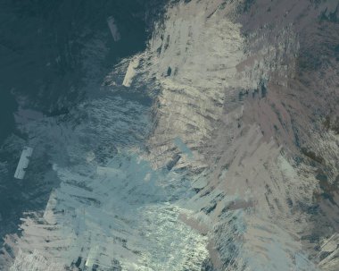 Soyut arka plan sanatı. 2D çizim. Etkileyici yağlı boya resim. Tuvalde fırça darbeleri. Modern sanat. Çok renkli arkaplan. Çağdaş sanat. İfade. Sanatsal dijital palet.