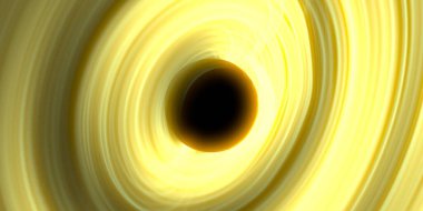 Soyut arka plan sanatı. Siyah arka planda neon halkalar. Uzay temalı sanatsal dijital arkaplan.