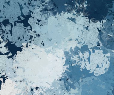 Soyut arka plan sanatı. 2D çizim. Etkileyici yağlı boya resim. Tuvalde fırça darbeleri. Modern sanat. Çok renkli arkaplan. Çağdaş sanat. İfade. Sanatsal dijital palet.