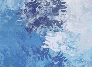 Soyut arka plan sanatı. 2D çizim. Etkileyici yağlı boya resim. Tuvalde fırça darbeleri. Modern sanat. Çok renkli arkaplan. Çağdaş sanat. İfade. Sanatsal dijital palet.