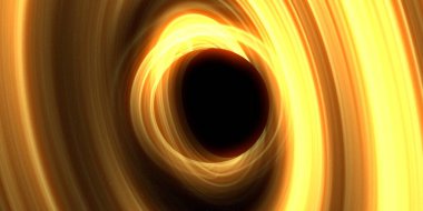 Soyut arka plan sanatı. Karanlık arka planda neon çember. Uzay temalı sanatsal dijital arkaplan.