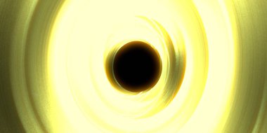 Soyut arka plan sanatı. Karanlık arka planda neon çember. Uzay temalı sanatsal dijital arkaplan.