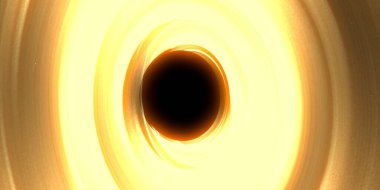 Soyut arka plan sanatı. Siyah arka planda neon halkalar. Uzay temalı sanatsal dijital arkaplan.