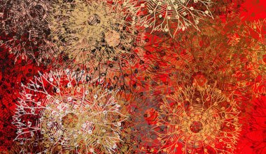 Soyut arka plan sanatı. 2D çizim. Etkileyici yağlı boya resim. Tuvalde fırça darbeleri. Modern sanat. Çok renkli arkaplan. Çağdaş sanat. İfade. Sanatsal dijital palet.