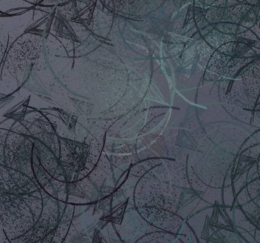 Soyut arka plan sanatı. 2D çizim. Etkileyici yağlı boya resim. Tuvalde fırça darbeleri. Modern sanat. Çok renkli arkaplan. Çağdaş sanat. İfade. Sanatsal dijital palet.