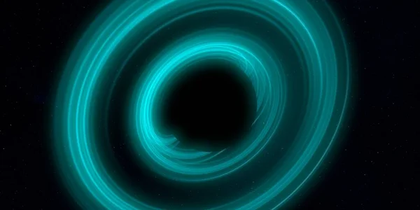 Abstrakte Hintergrundkunst Neon Kreise Auf Dunklem Hintergrund Künstlerische Digitale Kulisse — Stockfoto