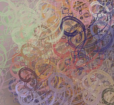 Soyut arka plan sanatı. 2D çizim. Etkileyici yağlı boya resim. Tuvalde fırça darbeleri. Modern sanat. Çok renkli arkaplan. Çağdaş sanat. İfade. Sanatsal dijital palet.