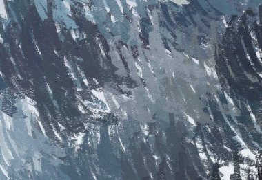 Soyut arka plan sanatı. 2D çizim. Etkileyici yağlı boya resim. Tuvalde fırça darbeleri. Modern sanat. Çok renkli arkaplan. Çağdaş sanat. İfade. Sanatsal dijital palet.