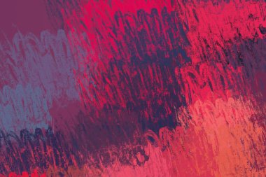 Soyut arka plan sanatı. 2D çizim. Etkileyici yağlı boya resim. Tuvalde fırça darbeleri. Modern sanat. Çok renkli arkaplan. Çağdaş sanat. İfade. Sanatsal dijital palet.