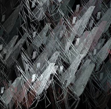 Soyut rastgele şekiller. 2D illüstrasyon arka planı. Düz beton duvarda sanatsal modern sanat kalıpları. Kabataslak boyalı yüzey. El yapımı fırça darbeleri.