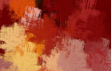 Soyut arka plan sanatı. 2D çizim. Etkileyici yağlı boya resim. Tuvalde fırça darbeleri. Modern sanat. Çok renkli arkaplan. Çağdaş sanat. İfade. Sanatsal dijital palet.