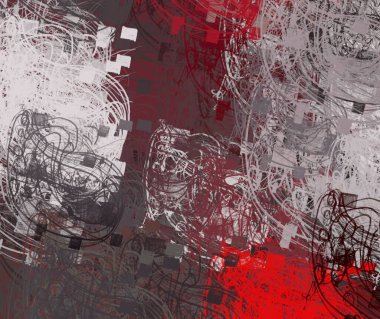 Soyut arka plan sanatı. 2D çizim. Etkileyici yağlı boya resim. Tuvalde fırça darbeleri. Modern sanat. Çok renkli arkaplan. Çağdaş sanat. İfade. Sanatsal dijital palet.