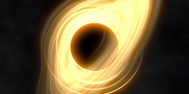 Soyut arka plan sanatı. Siyah arka planda neon halkalar. Uzay temalı sanatsal dijital arkaplan.