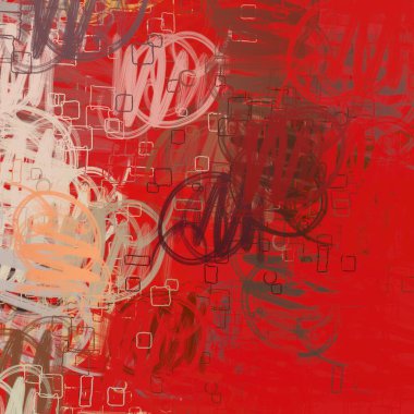 Soyut arka plan sanatı. 2D çizim. Etkileyici yağlı boya resim. Tuvalde fırça darbeleri. Modern sanat. Çok renkli arkaplan. Çağdaş sanat. İfade. Sanatsal dijital palet.