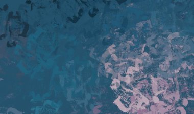 Soyut arka plan sanatı. 2D çizim. Etkileyici yağlı boya resim. Tuvalde fırça darbeleri. Modern sanat. Çok renkli arkaplan. Çağdaş sanat. İfade. Sanatsal dijital palet.