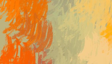 Soyut arka plan sanatı. 2D çizim. Etkileyici yağlı boya resim. Tuvalde fırça darbeleri. Modern sanat. Çok renkli arkaplan. Çağdaş sanat. İfade. Sanatsal dijital palet.