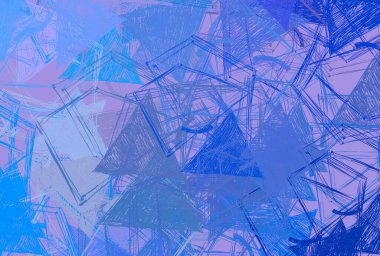 Soyut arka plan sanatı. 2D çizim. Etkileyici yağlı boya resim. Tuvalde fırça darbeleri. Modern sanat. Çok renkli arkaplan. Çağdaş sanat. İfade. Sanatsal dijital palet.