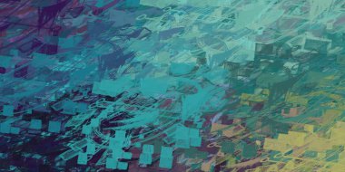 Soyut arka plan sanatı. 2D çizim. Etkileyici yağlı boya resim. Tuvalde fırça darbeleri. Modern sanat. Çok renkli arkaplan. Çağdaş sanat. İfade. Sanatsal dijital palet.