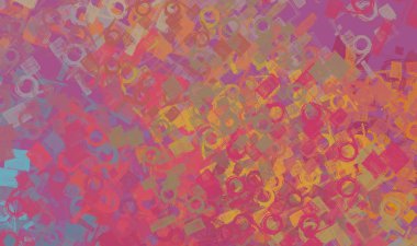 Soyut arka plan sanatı. 2D çizim. Etkileyici yağlı boya resim. Tuvalde fırça darbeleri. Modern sanat. Çok renkli arkaplan. Çağdaş sanat. İfade. Sanatsal dijital palet.