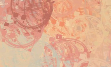 Soyut arka plan sanatı. 2D çizim. Etkileyici yağlı boya resim. Tuvalde fırça darbeleri. Modern sanat. Çok renkli arkaplan. Çağdaş sanat. İfade. Sanatsal dijital palet.