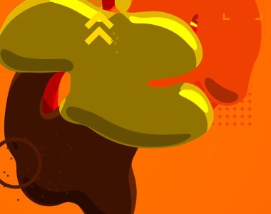 Soyut arka plan sanatı. 3 boyutlu illüstrasyon. Tuvalde fırça darbeleri. Çok renkli arkaplan. Çağdaş sanat. Sanatsal dijital palet.