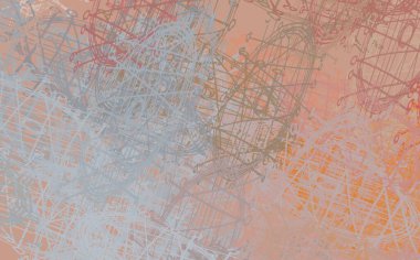 Soyut arka plan sanatı. 2D çizim. Etkileyici yağlı boya resim. Tuvalde fırça darbeleri. Modern sanat. Çok renkli arkaplan. Çağdaş sanat. İfade. Sanatsal dijital palet.