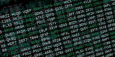 Yazılım geliştirici programlama kodu. Soyut modern sanal bilgisayar senaryosu. Masaüstü ekranında yazılım geliştirici programcının çalışması 