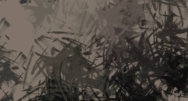 Soyut arka plan sanatı. 2D çizim. Etkileyici yağlı boya resim. Tuvalde fırça darbeleri. Modern sanat. Çok renkli arkaplan. Çağdaş sanat. İfade. Sanatsal dijital palet.