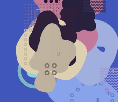 Soyut arka plan sanatı. 3 boyutlu illüstrasyon. Tuvalde fırça darbeleri. Çok renkli arkaplan. Çağdaş sanat. Sanatsal dijital palet.