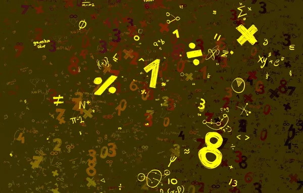 Math Illustration Abstract Background Numbers Copy Space — Stock Photo, Image