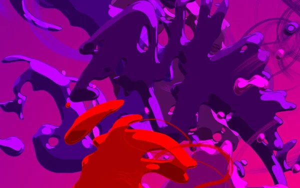 Абстрактне Фонове Мистецтво Ілюстрація Різнокольоровий Фон Сучасне Мистецтво Художня Цифрова — стокове фото