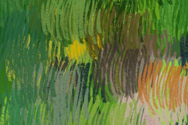 Soyut arka plan sanatı. 2D çizim. Etkileyici yağlı boya resim. Tuvalde fırça darbeleri. Modern sanat. Çok renkli arkaplan. Çağdaş sanat. İfade. Sanatsal dijital palet.