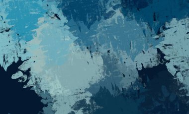 Soyut arka plan sanatı. 2D çizim. Etkileyici yağlı boya resim. Tuvalde fırça darbeleri. Modern sanat. Çok renkli arkaplan. Çağdaş sanat. İfade. Sanatsal dijital palet.