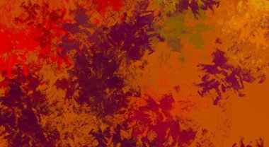 Soyut arka plan sanatı. 2D çizim. Etkileyici yağlı boya resim. Tuvalde fırça darbeleri. Modern sanat. Çok renkli arkaplan. Çağdaş sanat. İfade. Sanatsal dijital palet.