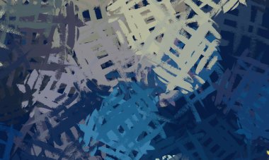 Soyut arka plan sanatı. 2D çizim. Etkileyici yağlı boya resim. Tuvalde fırça darbeleri. Modern sanat. Çok renkli arkaplan. Çağdaş sanat. İfade. Sanatsal dijital palet.