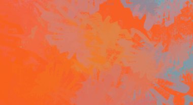 Soyut arka plan sanatı. 2D çizim. Etkileyici yağlı boya resim. Tuvalde fırça darbeleri. Modern sanat. Çok renkli arkaplan. Çağdaş sanat. İfade. Sanatsal dijital palet.