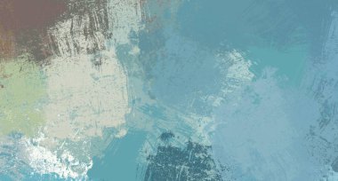 Soyut arka plan sanatı. 2D çizim. Etkileyici yağlı boya resim. Tuvalde fırça darbeleri. Modern sanat. Çok renkli arkaplan. Çağdaş sanat. İfade. Sanatsal dijital palet.