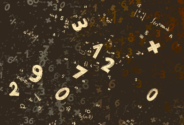 Math Ilustración Abstract Background Numbers Copy Space — Foto de Stock