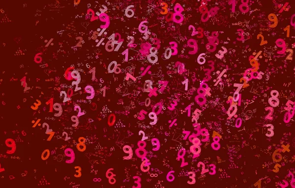 Matemática Ilustração Fundo Abstrato Com Números Espaço Cópia — Fotografia de Stock