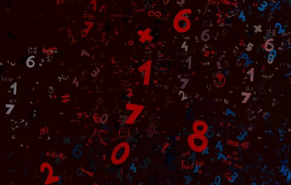 Math Illustration Abstract Background Numbers Copy Space — kuvapankkivalokuva