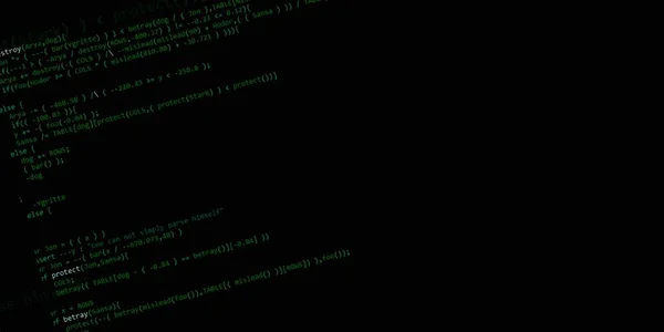 Programmiercode Für Softwareentwickler Abstraktes Modernes Virtuelles Computerskript Arbeit Des Software — Stockfoto