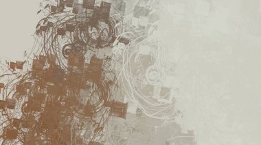 Soyut arka plan sanatı. 2D çizim. Etkileyici yağlı boya resim. Tuvalde fırça darbeleri. Modern sanat. Çok renkli arkaplan. Çağdaş sanat. İfade. Sanatsal dijital palet.