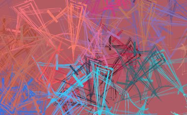 Soyut arka plan sanatı. 2D çizim. Etkileyici yağlı boya resim. Tuvalde fırça darbeleri. Modern sanat. Çok renkli arkaplan. Çağdaş sanat. İfade. Sanatsal dijital palet.