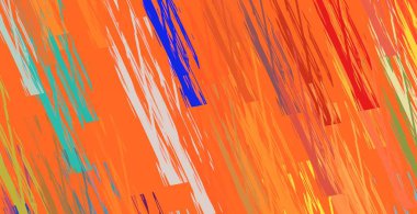 Soyut arka plan sanatı. 2D çizim. Etkileyici yağlı boya resim. Tuvalde fırça darbeleri. Modern sanat. Çok renkli arkaplan. Çağdaş sanat. İfade. Sanatsal dijital palet.